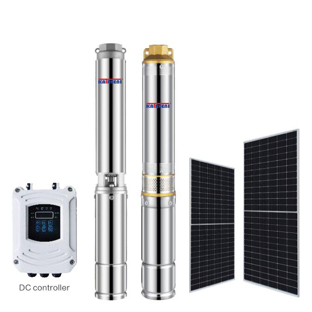 4DCQJ DC B&oslash;rstel&oslash;s Plastic Impeller Deep Well Solar Pump